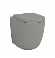 Artceram FILE 2.0 Унитаз безободковый, напольный приставной, 36х52 см, цвет grigio oliva. FLV005 15 00