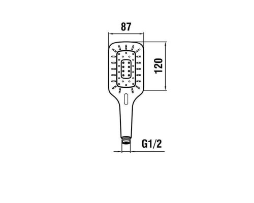 Laufen Living City Ручной душ, 3 типа струи, цвет: хром. HF939031100000 Laufen Living City Ручной душ, 3 типа струи, цвет: хром. HF939031100000