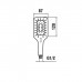 Laufen Living City Ручной душ, 3 типа струи, цвет: хром. HF939031100000