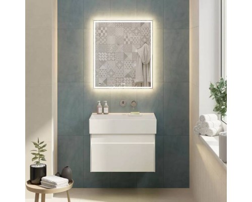 Kerama Marazzi Logica Тумба подвесная 67x46x40.3см., 2 ящика, цвет: белоснежный. LOG.70.2\WHT
