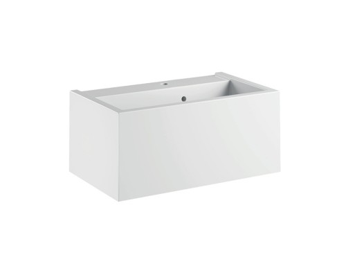 Kerasan Kanaal Раковина подвесная, 80х46,5см., с 1 отв., цвет: белый глянцевый. 574101*1