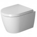 Duravit ME by Starck Унитаз подвесной 48х37см, Compact Rimless без смывного края, с вертикальным смывом, вкл. крепление Durafix, 4,5л. с HygieneGlaze. 2530092000
