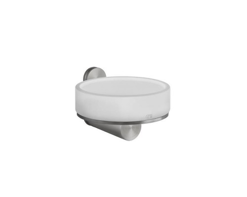 Gessi 316 Мыльница подвесная, цвет: шлифованная сталь/белый. 54701#239 Gessi 316 Мыльница подвесная, цвет: шлифованная сталь/белый. 54701#239