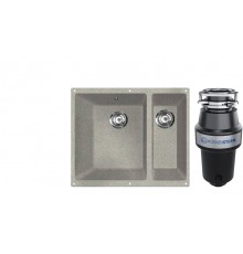 Комплект Мойка Lava U2 scandic + Измельчитель KUCHENSTERN Muhle 351MU35