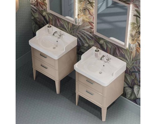 Kerama Marazzi Pompei Раковина 60х50х26.5см., подвесная, мебельная, 1 отв., с переливом, цвет: белый глянцевый. PO.wb.60 Kerama Marazzi Pompei Раковина 60х50х26.5см., подвесная, мебельная, 1 отв., с переливом, цвет: белый глянцевый. PO.wb.60