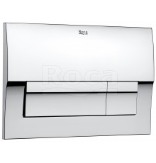 Roca 7.8901.1.70B.1 Plate B01 Панель смыва, 2 объёма, 255х170х16 мм, Хром глянцевый,исп. в 893104100 8901170B1