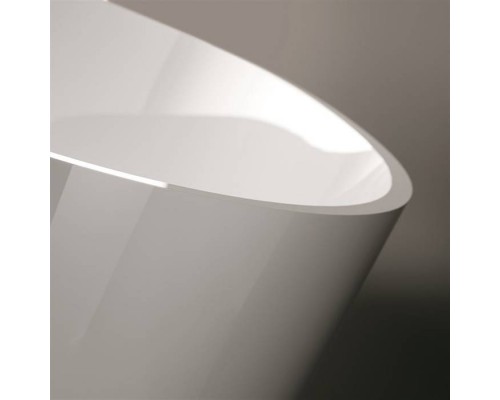 Gruppo Treesse Bali Ванна отдельностоящая 160x85x62h cм, с сливом-переливом и сифоном, Solid Surface, цвет: белый матовый. V026BO Gruppo Treesse Bali Ванна отдельностоящая 160x85x62h cм, с сливом-переливом и сифоном, Solid Surface, цвет: белый матовый. V026BO