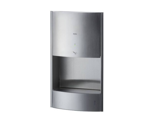 TOTO Public Сушилка для рук, 30x18.6x57.5см, скрытый монтаж, встраиваемая, цвет: серебро. TYC604