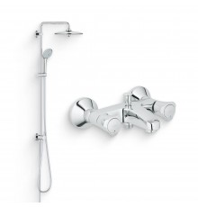 Душевой комплект Смеситель Grohe Costa 25450001 + Стойка Euphoria 27421002