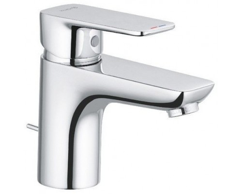 Kludi 40 382 0575 PureStyle Смеситель для раковины 75 мм, со сливным гарнитуром, 7 л/мин 403820575