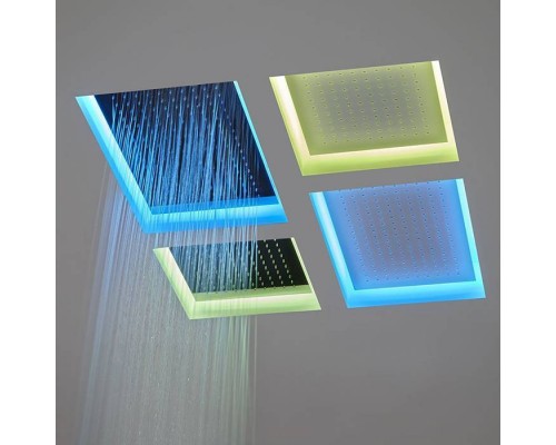 Antonio Lupi Душевая система Meteo Встраиваемая 75 x 52 x 11 см с подсветкой LED RGB. METEO3C.BAL Antonio Lupi Душевая система Meteo Встраиваемая 75 x 52 x 11 см с подсветкой LED RGB. METEO3C.BAL