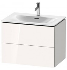 Duravit L-Cube База подвесная 72x48.1x55см с раковиной, 2 ящика, цвет: глянцевый белый. LC630602222,  23447300001