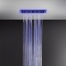 Gessi Afilo Встраиваемая душевая система 30х50см, троп.ливень,водопад,распыление,хромо, пульт упр. треб ист питания на 12B, нужен блок питания, цвет: блестящая сталь. 57010#238, 57409#279
