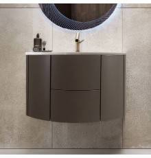 Тумба с раковиной Cezares Eden 91 grigio talpa opaco, раковина 50177