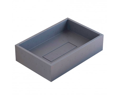 Накладная раковина Uperwood Angkor 291020219, 60х40 см, графит