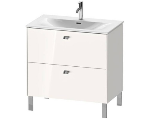 Duravit Brioso База напольная 82x47.9x68.5см с раковиной, 2 ящика, цвет: глянцевый белый. BR451202222,  23448300001