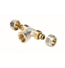 Тройник-обжим Henco BP 16х1/2 х16 с оловянным покрытием. 9-160416A