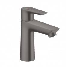 Hansgrohe Talis E Смеситель для раковины на 1 отверстие, однорычажный, высота до излива 104 мм., цвет:шлифованный черный хром. 71714340