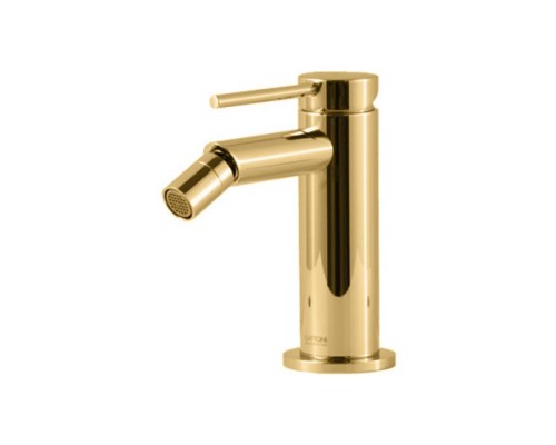 Gattoni Circle Two Смеситель для биде на 1 отверстие, с донным клапаном, цвет: Oro Brush. 9150/91SG Gattoni Circle Two Смеситель для биде на 1 отверстие, с донным клапаном, цвет: Oro Brush. 9150/91SG