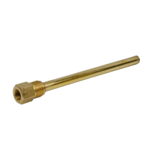Гильза для датчика Danfoss 182 мм, латунь, R ½. 013U0290