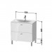 Duravit Brioso База напольная 82x47.9x68.5см с раковиной, 2 ящика, цвет: глянцевый белый. BR451202222,  23448300001
