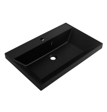 Мебельная раковина BelBagno BB700/450-LV-ART-AST-NERO черная матовая