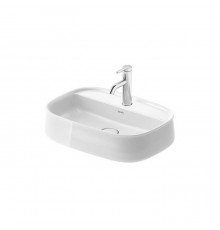 Duravit Zencha Раковина 55х39х14см., накладная, 1 отв., цвет: белый глянцевый. 2374550071