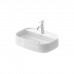 Duravit Zencha Раковина 55х39х14см., накладная, 1 отв., цвет: белый глянцевый. 2374550071