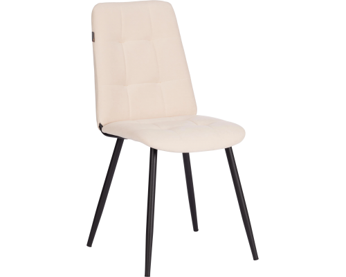 Стул TetChair Asti флок молочный 4