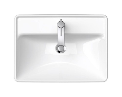 Duravit D-Neo Раковина 60х40см., встраиваемая сверху, с переливом, 1 отв., цвет: белый. 0357600027