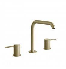 Gessi 316 Смеситель для раковины, на 3 отв., излив: 15.6см, h: 20.1см, цвет: Brushed Brass PVD. 54012#727