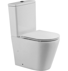 Унитаз-компакт BelBagno Flay-r BB2149CP-TOR безободковый, крышка BB870SC с микролифтом, бачок BB2149T