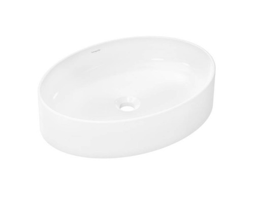 Hansgrohe Xuniva D Раковина-чаша 55х40см., без отв., накладная, без перелива, цвет: белый. 60165450 Hansgrohe Xuniva D Раковина-чаша 55х40см., без отв., накладная, без перелива, цвет: белый. 60165450