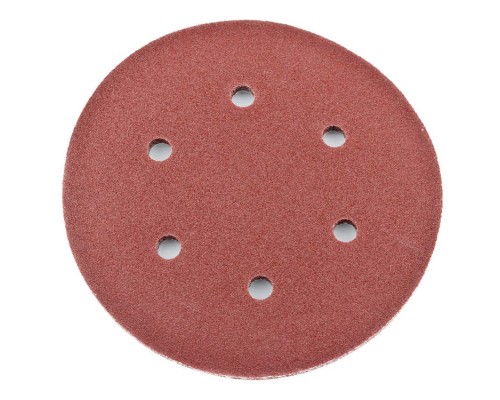 Шлифлист REDVERG для эксцентриковых шлифмашин 6 отверстий 150мм Р60 (5шт)(920561)