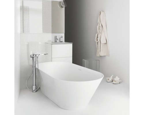 Laufen Kartell Ванна 171.5x81.5x45см, отдельностоящая, с слив-переливом, материал: композит, цвет: белый. 2.2633.2.000.000.1 Laufen Kartell Ванна 171.5x81.5x45см, отдельностоящая, с слив-переливом, материал: композит, цвет: белый. 2.2633.2.000.000.1