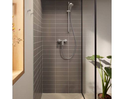 Hansgrohe Rebris E Смеситель для душа, настенный, цвет: хром. 72650000 Hansgrohe Rebris E Смеситель для душа, настенный, цвет: хром. 72650000