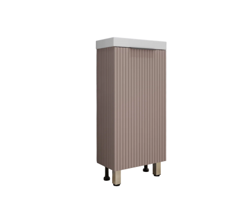 Тумба с раковиной Style Line Соло 40 санд пудровый