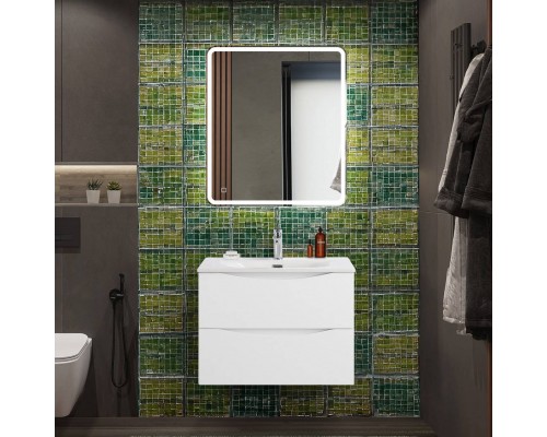 Мебель для ванной комнаты BelBagno Marino-cer-n 70 подвесная, bianco lucido Мебель для ванной комнаты BelBagno Marino-cer-n 70 подвесная, bianco lucido