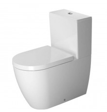 Duravit Me by Starck Унитаз  моноблок   37х65 см, слив универсальный,  с креплениями, цвет: белый/хром. 0938100085,  2170092000