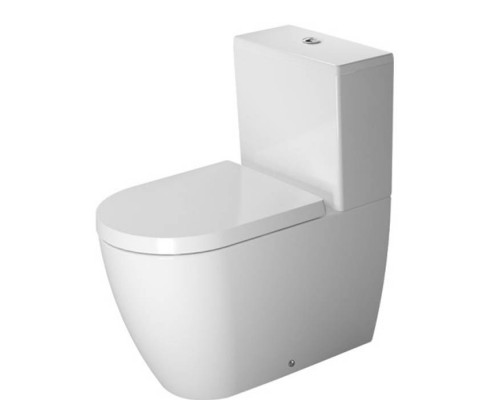 Duravit Me by Starck Унитаз моноблок 37х65 см, слив универсальный, с креплениями, цвет: белый/хром. 0938100085, 2170092000 Duravit Me by Starck Унитаз моноблок 37х65 см, слив универсальный, с креплениями, цвет: белый/хром. 0938100085, 2170092000