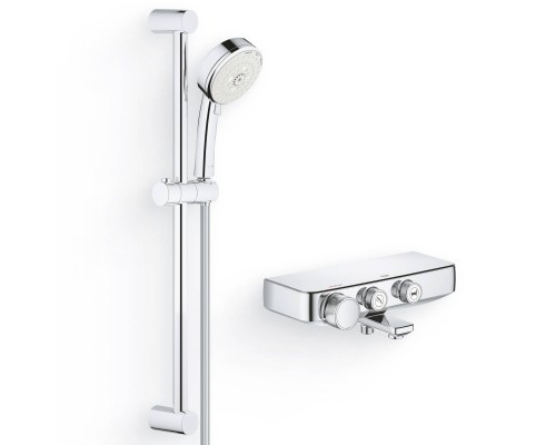 Душевой комплект Термостат Grohe Grohtherm SmartControl 34718000 для ванны с душем + Гарнитур Tempesta Cosmopolitan 27579002 Душевой комплект Термостат Grohe Grohtherm SmartControl 34718000 для ванны с душем + Гарнитур Tempesta Cosmopolitan 27579002