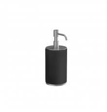 GESSI Tondo Дозатор для жидкого мыла настольный черный, цвет: хром. 66438#031