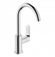 Hansgrohe Rebris S Смеситель для раковины 210, на 1 отв., с поворотным изливом, с донным клапаном, цвет: хром