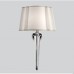DevonDevon Crystal Светильник настенный с абажуром 31x23xh51,5cм, IP20, фурнитура: хром. DECRYSTALCR