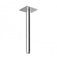 Almar 316 Stainless Steel Кронштейн для верхнего душа, потолочный, 20 см с квадратным отражателем, цвет: нержавеющая сталь брашированная AISI 316. E021101.316