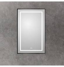 Зеркало BelBagno Kraft 80x50, с подсветкой, с подогревом, черный