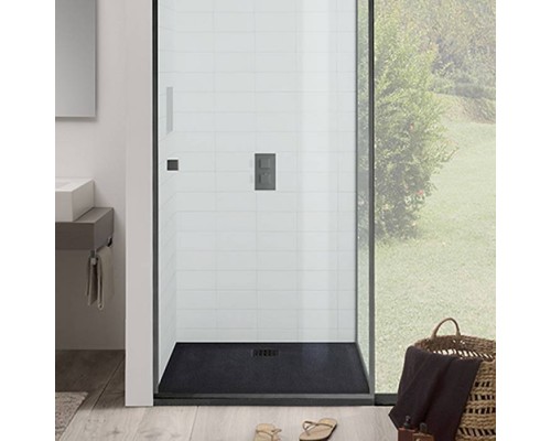 Globo Docciapietra Душевой поддон 90х90х3см., из минерального мрамора, цвет: чёрный. DP008,  DP09090 504 без сифона