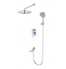 Душевой комплект Wonzon   Woghand WW-88939010-CR, С ВНУТРЕННЕЙ ЧАСТЬЮ, хром