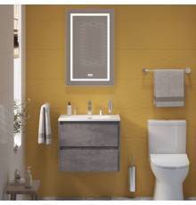 Мебель для ванной комнаты BelBagno Kraft 39 70 cemento grigio, раковина BB-8099-3-70