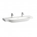 Laufen New Classic Раковина 120х48х16.5 см, 2 отв., цвет: белый матовый. 8.1385.8.757.107.1
